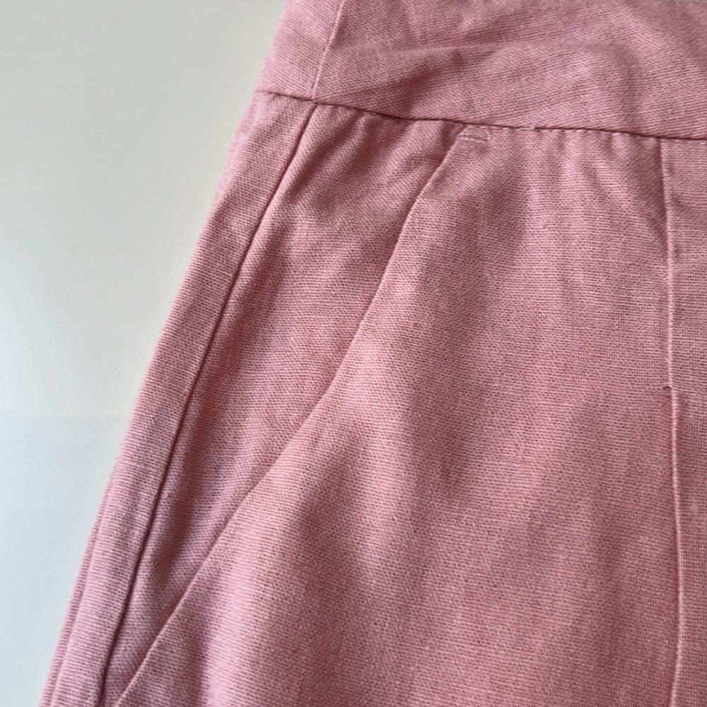 Violets And Roses Linen Blend Shorts - Picture 3 of 7
